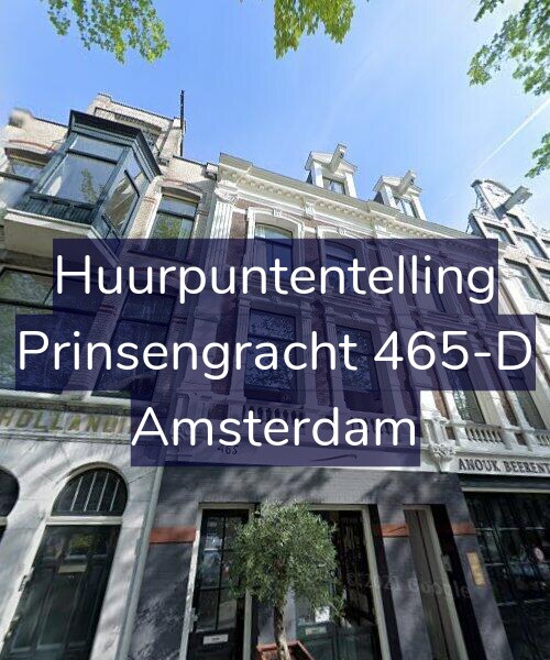 Foto gevel Huurpuntentelling voor Prinsengracht 465-D, Amsterdam