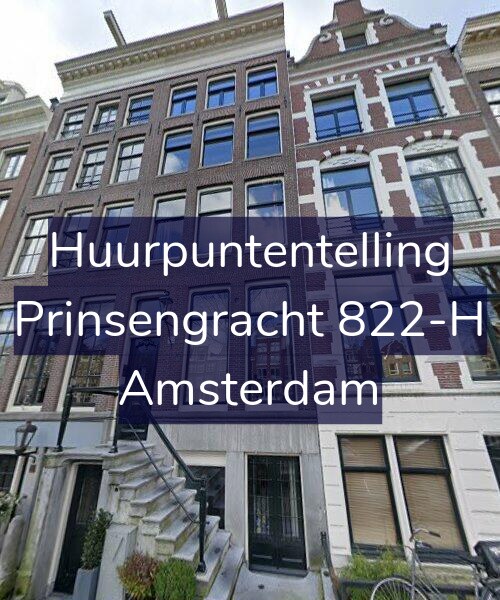 Foto gevel Huurpuntentelling voor Prinsengracht 822-H, Amsterdam