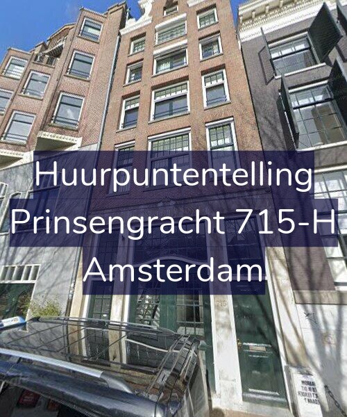 Foto gevel Huurpuntentelling voor Prinsengracht 715-H, Amsterdam