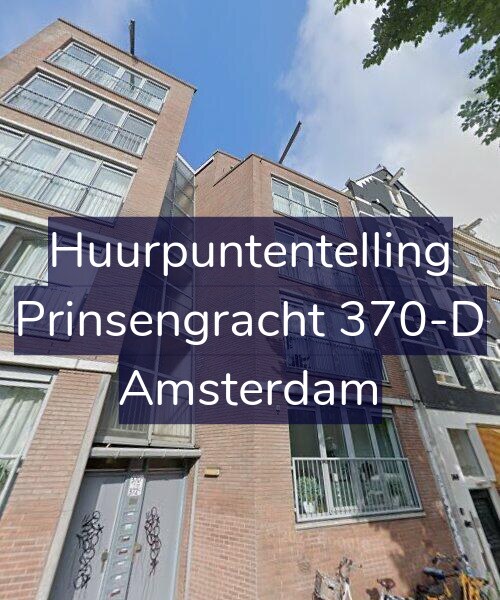 Foto gevel Huurpuntentelling voor Prinsengracht 370-D, Amsterdam