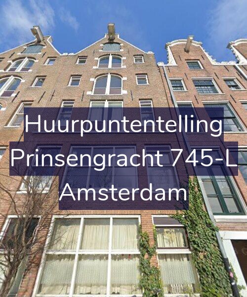Foto gevel Huurpuntentelling voor Prinsengracht 745-L, Amsterdam