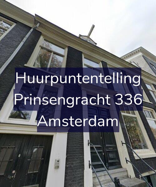 Foto gevel Huurpuntentelling voor Prinsengracht 336, Amsterdam