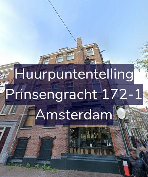 Foto gevel Huurpuntentelling voor Prinsengracht 172-1, Amsterdam