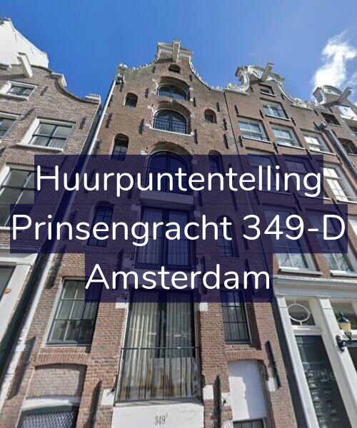 Foto gevel Huurpuntentelling voor Prinsengracht 349-D, Amsterdam