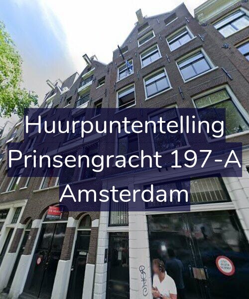 Foto gevel Huurpuntentelling voor Prinsengracht 197-A, Amsterdam