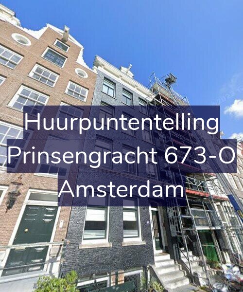 Foto gevel Huurpuntentelling voor Prinsengracht 673-O, Amsterdam