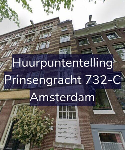 Foto gevel Huurpuntentelling voor Prinsengracht 732-C, Amsterdam