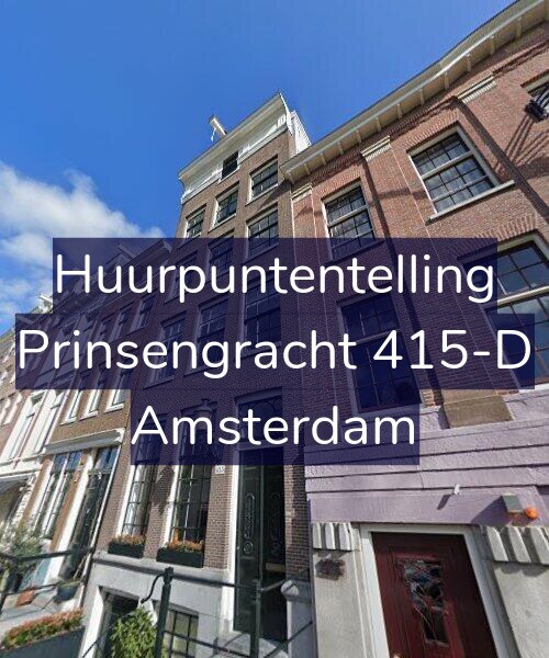 Foto gevel Huurpuntentelling voor Prinsengracht 415-D, Amsterdam