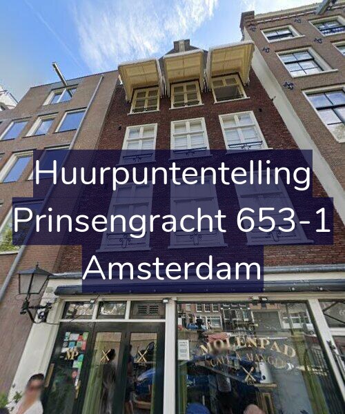 Foto gevel Huurpuntentelling voor Prinsengracht 653-1, Amsterdam