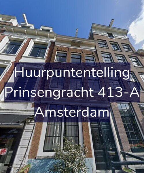 Foto gevel Huurpuntentelling voor Prinsengracht 413-A, Amsterdam