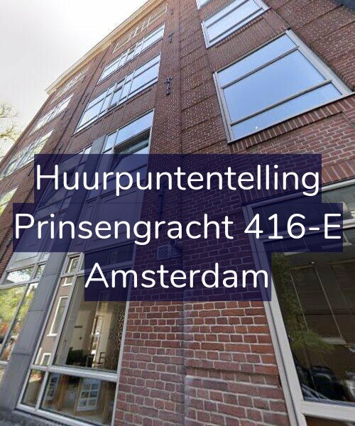 Foto gevel Huurpuntentelling voor Prinsengracht 416-E, Amsterdam
