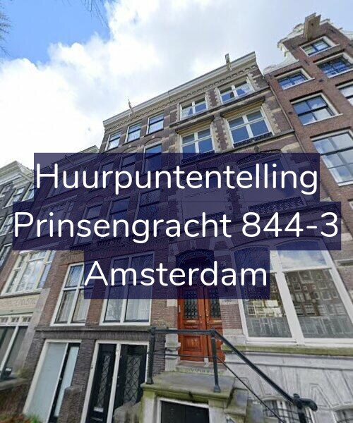 Foto gevel Huurpuntentelling voor Prinsengracht 844-3, Amsterdam