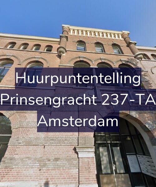 Foto gevel Huurpuntentelling voor Prinsengracht 237-TA, Amsterdam