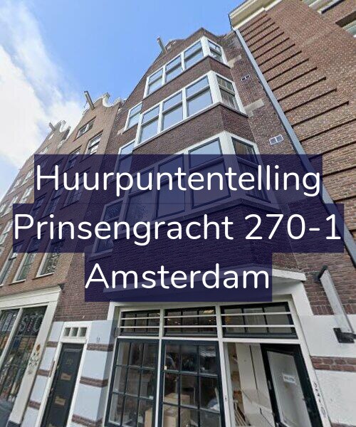 Foto gevel Huurpuntentelling voor Prinsengracht 270-1, Amsterdam