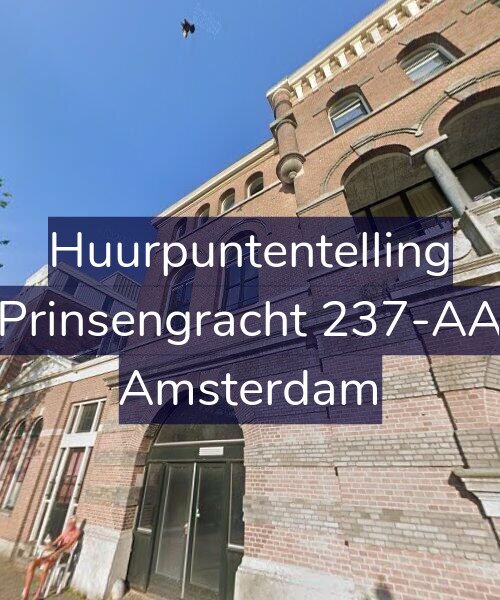 Foto gevel Huurpuntentelling voor Prinsengracht 237-AA, Amsterdam