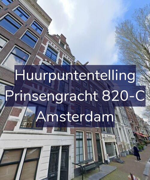 Foto gevel Huurpuntentelling voor Prinsengracht 820-C, Amsterdam
