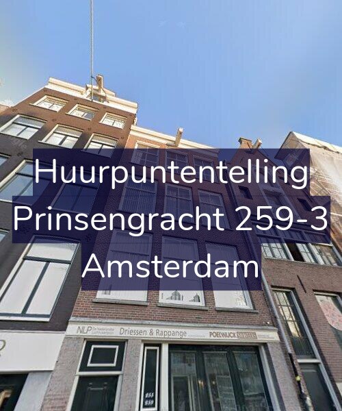 Foto gevel Huurpuntentelling voor Prinsengracht 259-3, Amsterdam