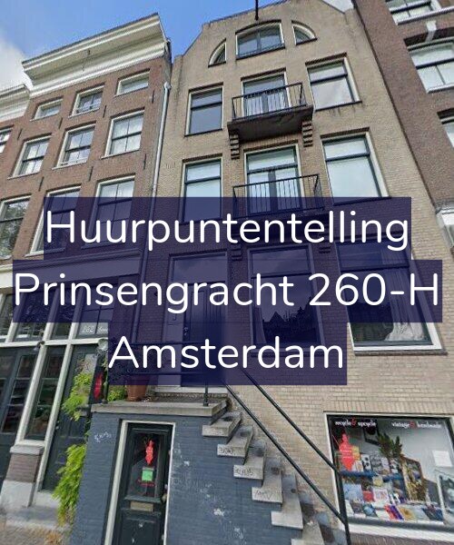 Foto gevel Huurpuntentelling voor Prinsengracht 260-H, Amsterdam