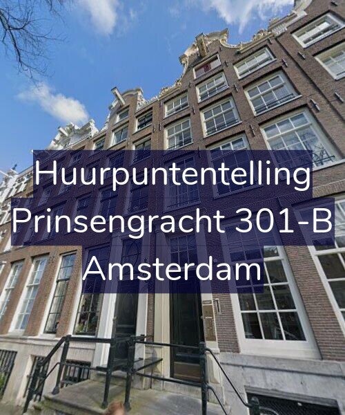 Foto gevel Huurpuntentelling voor Prinsengracht 301-B, Amsterdam
