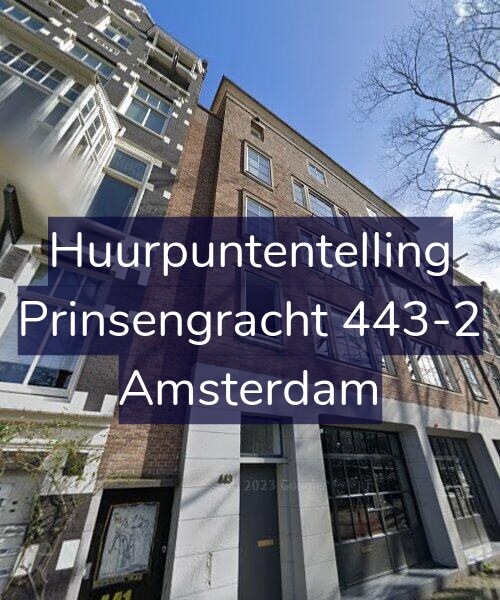 Foto gevel Huurpuntentelling voor Prinsengracht 443-2, Amsterdam