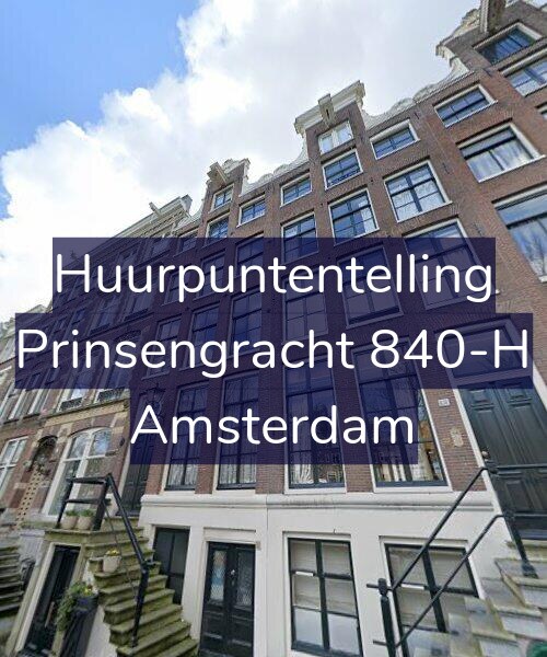 Foto gevel Huurpuntentelling voor Prinsengracht 840-H, Amsterdam