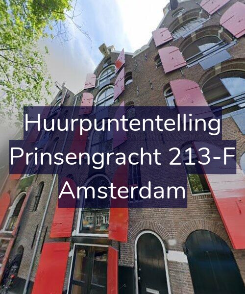 Foto gevel Huurpuntentelling voor Prinsengracht 213-F, Amsterdam