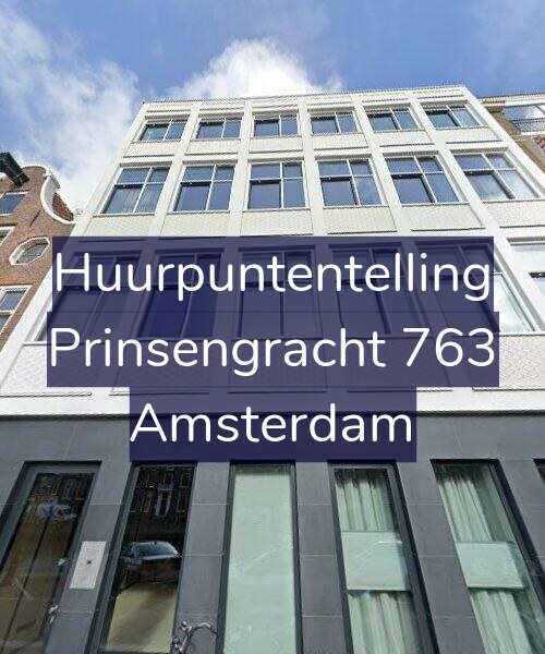 Foto gevel Huurpuntentelling voor Prinsengracht 763, Amsterdam