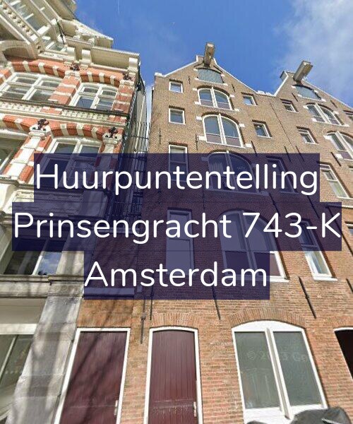 Foto gevel Huurpuntentelling voor Prinsengracht 743-K, Amsterdam