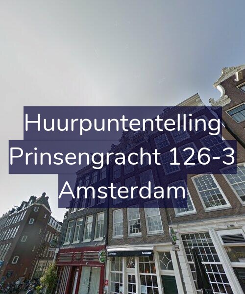 Foto gevel Huurpuntentelling voor Prinsengracht 126-3, Amsterdam
