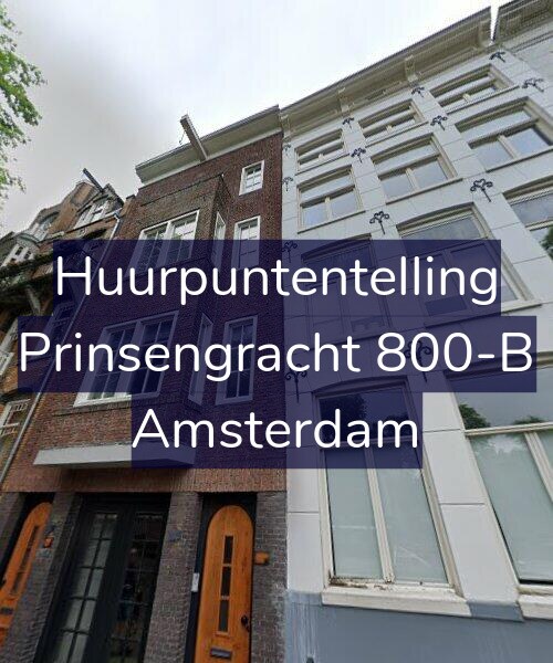 Foto gevel Huurpuntentelling voor Prinsengracht 800-B, Amsterdam