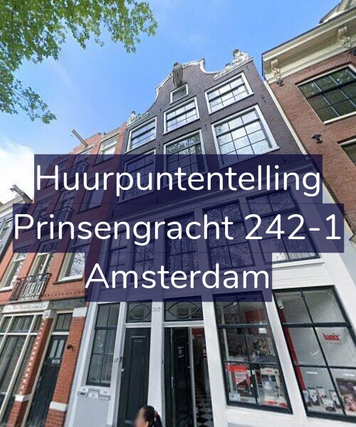 Foto gevel Huurpuntentelling voor Prinsengracht 242-1, Amsterdam