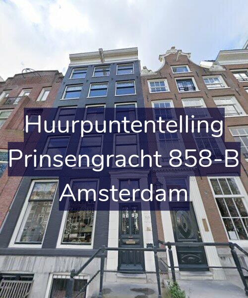 Foto gevel Huurpuntentelling voor Prinsengracht 858-B, Amsterdam