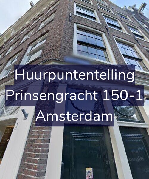 Foto gevel Huurpuntentelling voor Prinsengracht 150-1, Amsterdam