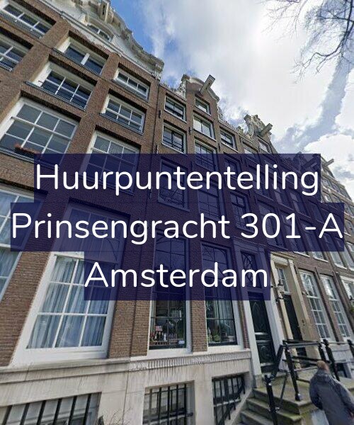 Foto gevel Huurpuntentelling voor Prinsengracht 301-A, Amsterdam