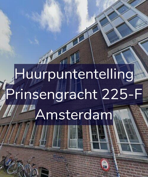 Foto gevel Huurpuntentelling voor Prinsengracht 225-F, Amsterdam