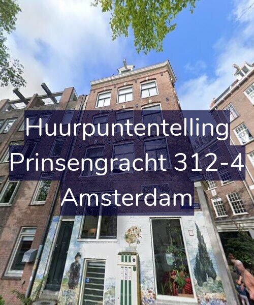 Foto gevel Huurpuntentelling voor Prinsengracht 312-4, Amsterdam