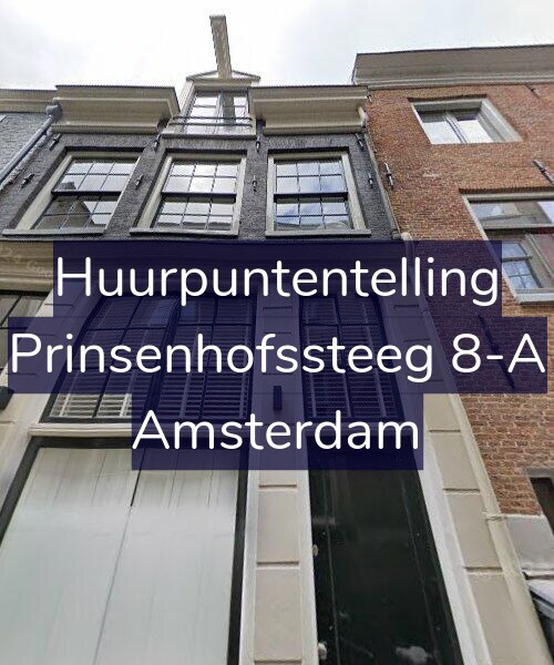Foto gevel Huurpuntentelling voor Prinsenhofssteeg 8-A, Amsterdam