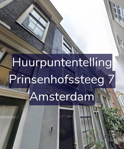 Foto gevel Huurpuntentelling voor Prinsenhofssteeg 7, Amsterdam