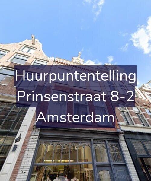 Foto gevel Huurpuntentelling voor Prinsenstraat 8-2, Amsterdam