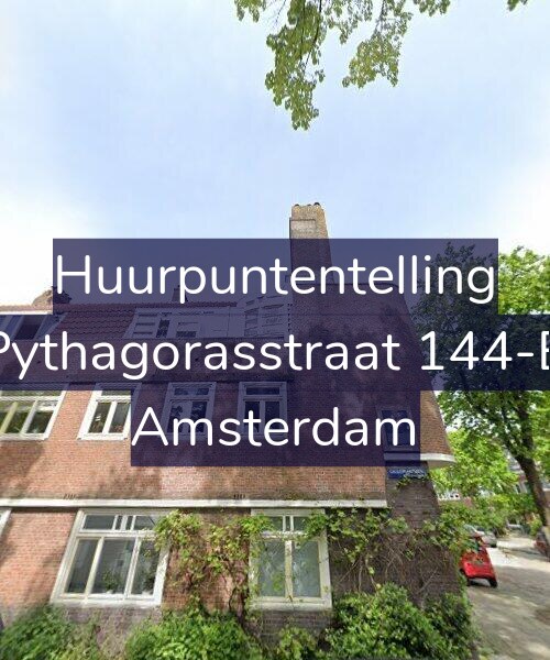 Foto gevel Huurpuntentelling voor Pythagorasstraat 144-B, Amsterdam