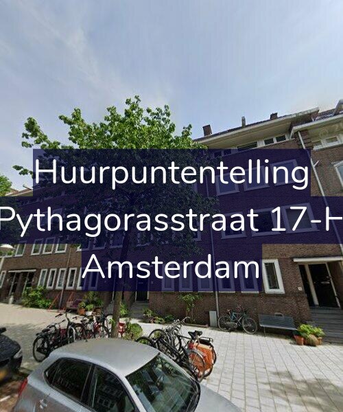 Foto gevel Huurpuntentelling voor Pythagorasstraat 17-H, Amsterdam