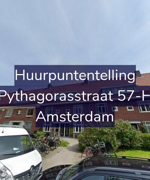 Foto gevel Huurpuntentelling voor Pythagorasstraat 57-H, Amsterdam