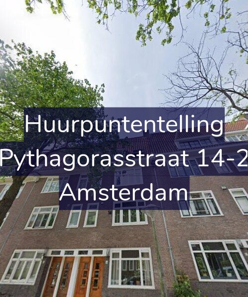 Foto gevel Huurpuntentelling voor Pythagorasstraat 14-2, Amsterdam