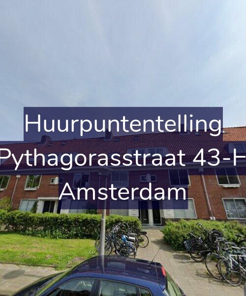 Foto gevel Huurpuntentelling voor Pythagorasstraat 43-H, Amsterdam