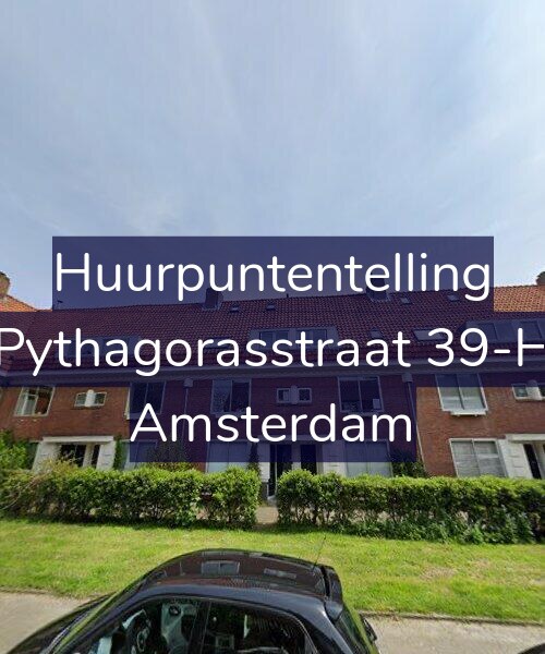Foto gevel Huurpuntentelling voor Pythagorasstraat 39-H, Amsterdam