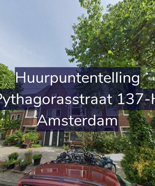 Foto gevel Huurpuntentelling voor Pythagorasstraat 137-H, Amsterdam