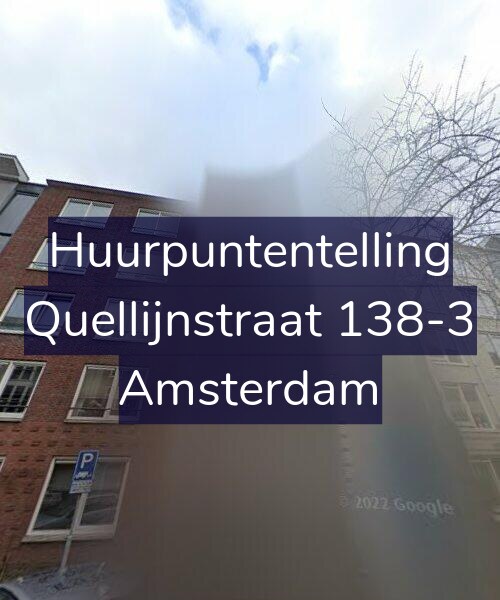 Foto gevel Huurpuntentelling voor Quellijnstraat 138-3, Amsterdam