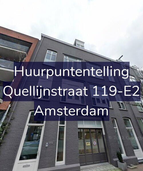Foto gevel Huurpuntentelling voor Quellijnstraat 119-E2, Amsterdam