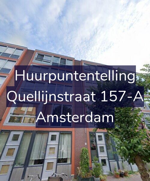 Foto gevel Huurpuntentelling voor Quellijnstraat 157-A, Amsterdam