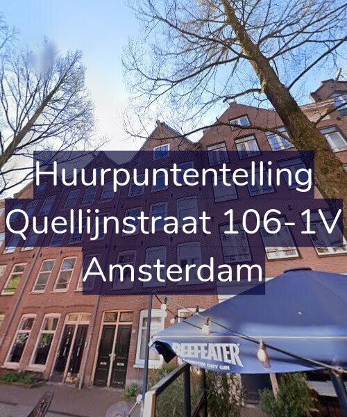Foto gevel Huurpuntentelling voor Quellijnstraat 106-1V, Amsterdam